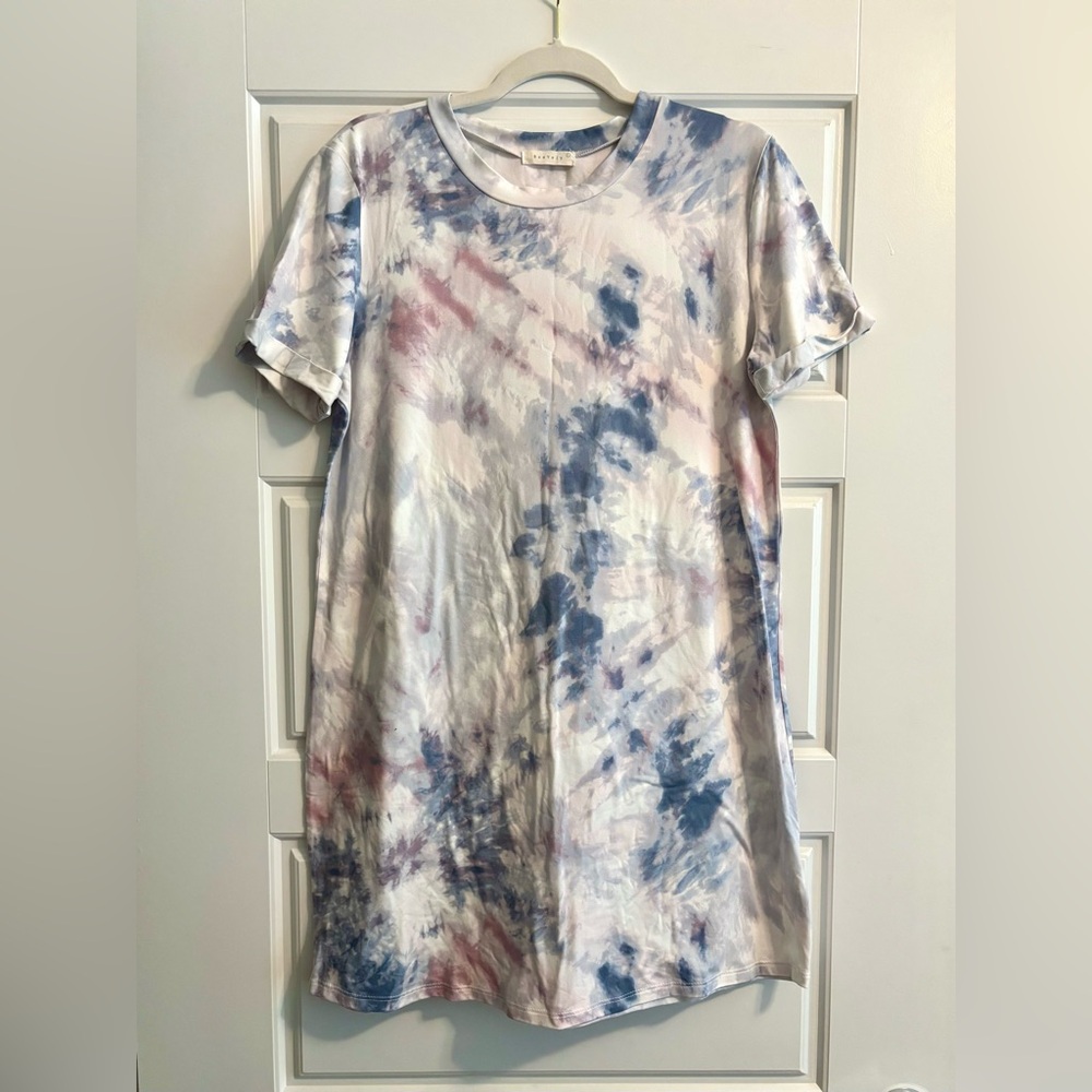 BaeVely Tie-Dye T-Shirt Dress